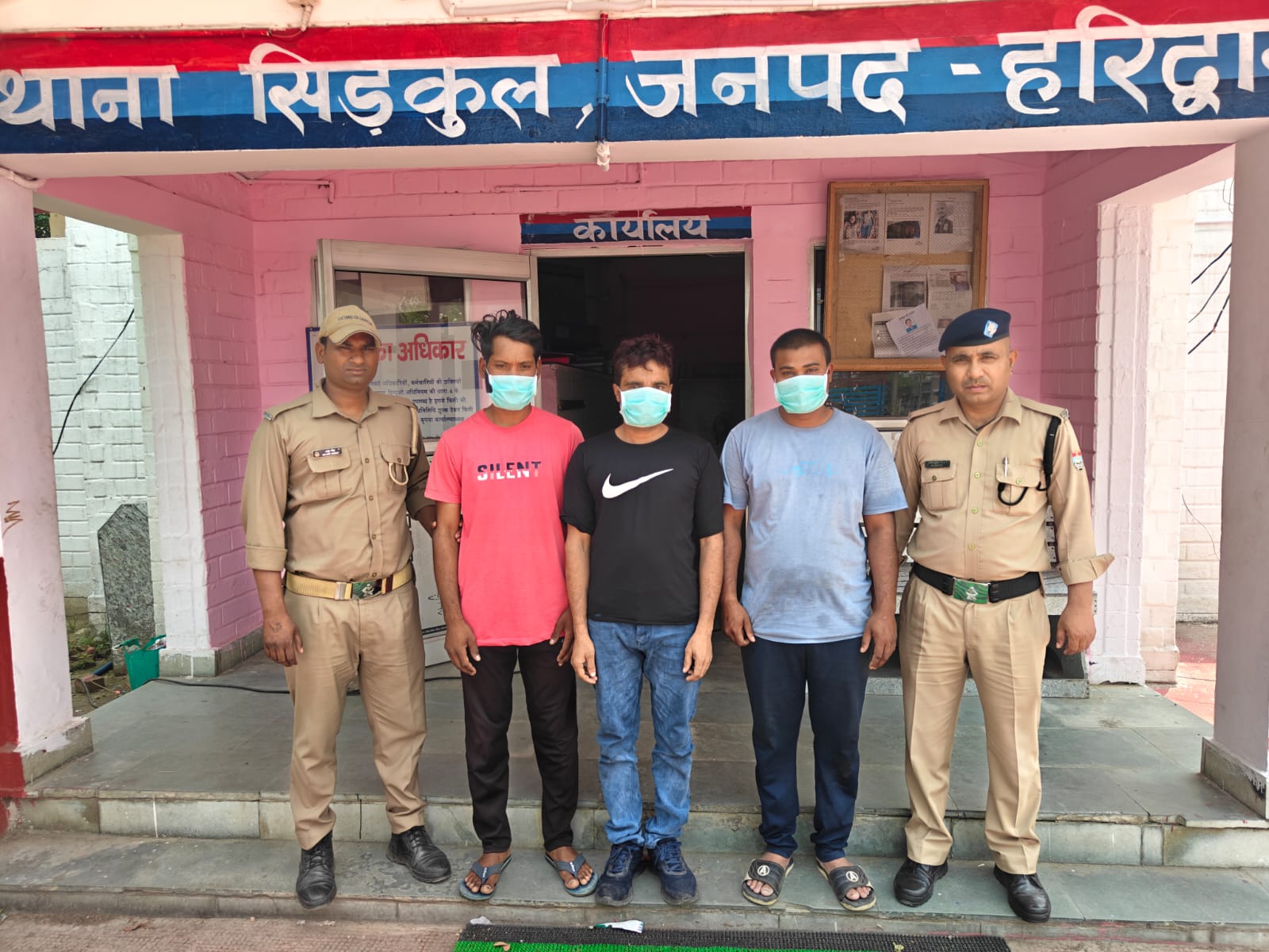 बड़ी खबर (उत्तराखंड) हुड़दंग करने वाले तीन आरोपितों के विरुद्ध की गई कार्यवाई।।