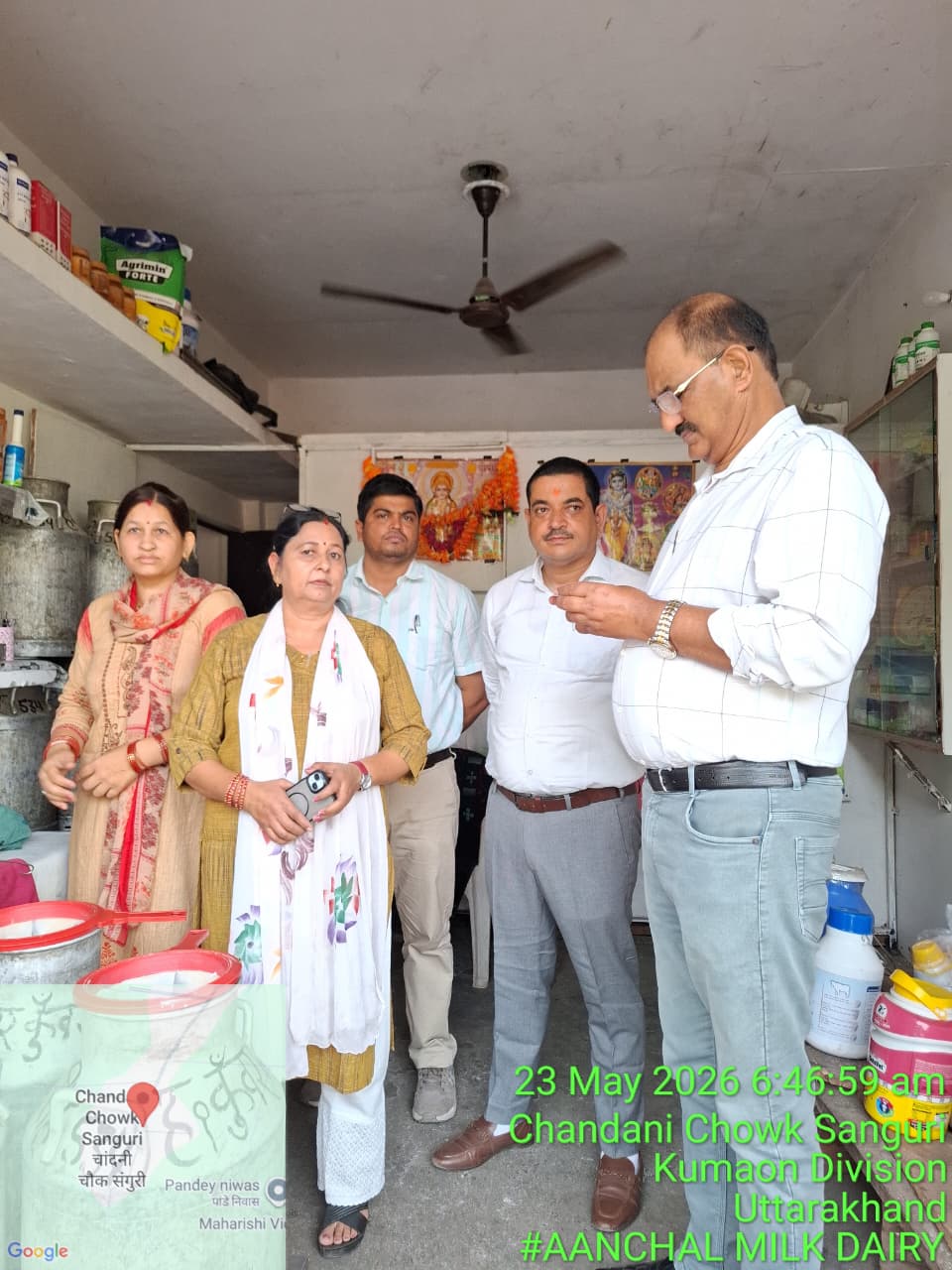 बड़ी खबर (हल्द्वानी)अपर सचिव  ने किया आंचल दुग्ध संघ की व्यवस्थाओं का औचक निरीक्षण ।।