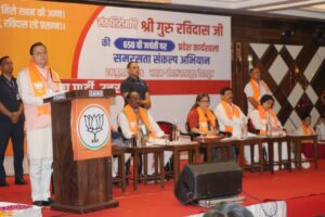 Dehradun-:संत रविदास जी का जीवन सामाजिक समरसता, समानता और मानवता का अनुपम संदेश : मुख्यमंत्री