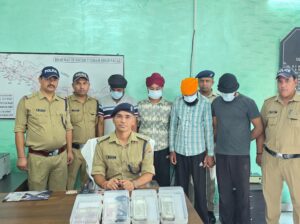 रुद्रपुर डकैती कांड का खुलासा, चार आरोपी गिरफ्तार; 1.26 लाख रुपये बरामद