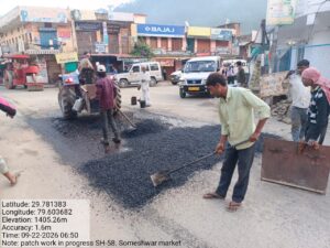 Dehradun-: 15 अक्टूबर तक गड्ढामुक्त होंगी उत्तराखंड की सड़कें, हर जिले में युद्धस्तर पर काम शुरू।