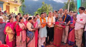 (बड़ी खबर)कैबिनेट मंत्री कैड़ा ने किया चाफी से अलचोना -ताडा मोटर मार्ग पर डामरीकरण व सुधारीकरण कार्य का शुभारम्भ