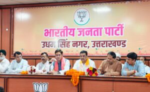 रुद्रपुर में कैबिनेट मंत्री सौरभ बहुगुणा ने ली  यह अहम बैठक, अटल पार्क का किया निरीक्षण